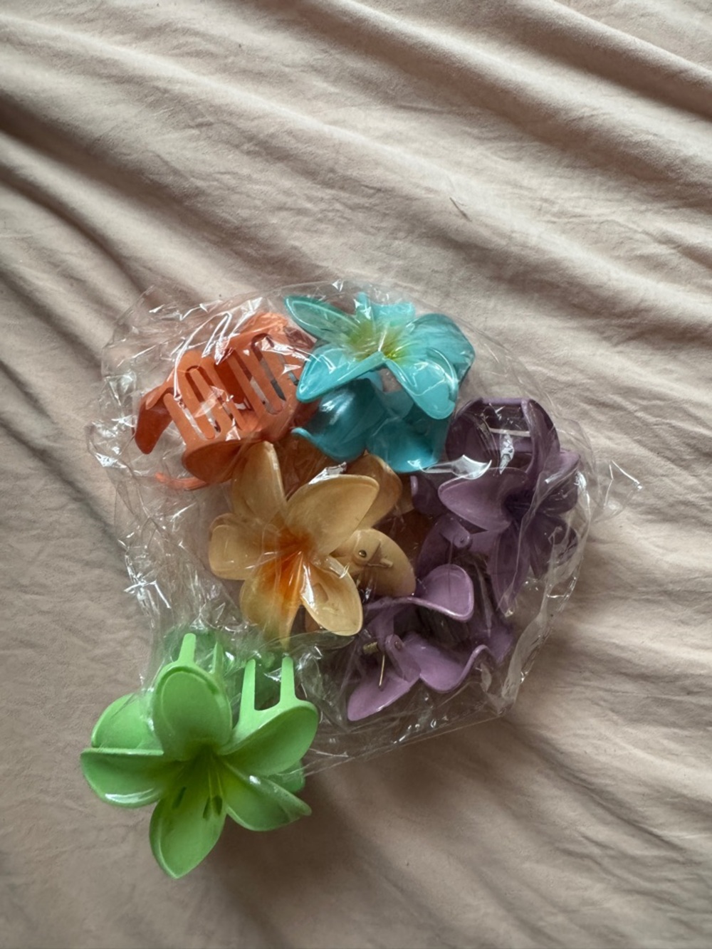 Flower Hair Claw Clips - Multi-Color Pack